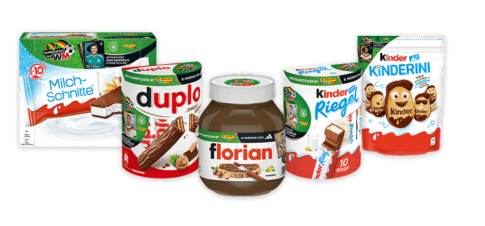 Beispielhafte Produkte mit Aktionskennzeichnung