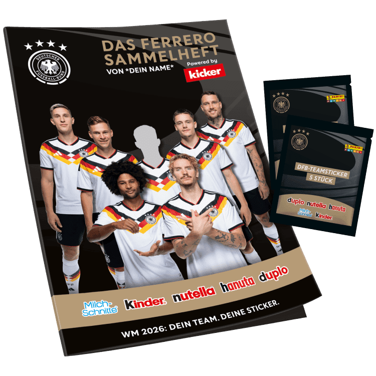 Personalisiertes Sammelheft inkl. 2 Stickertüten