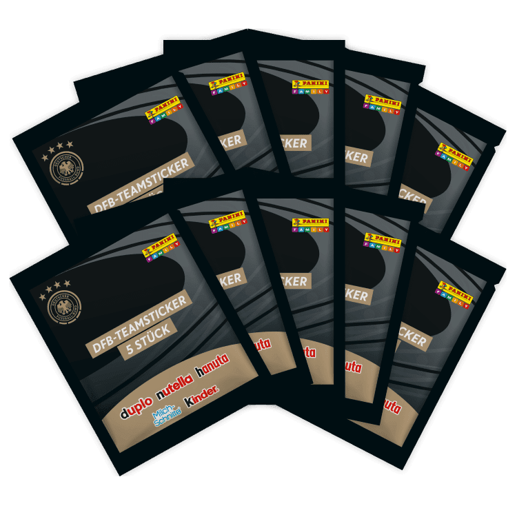 10 Stickertüten<br /> <em>à 5 Sticker</em>