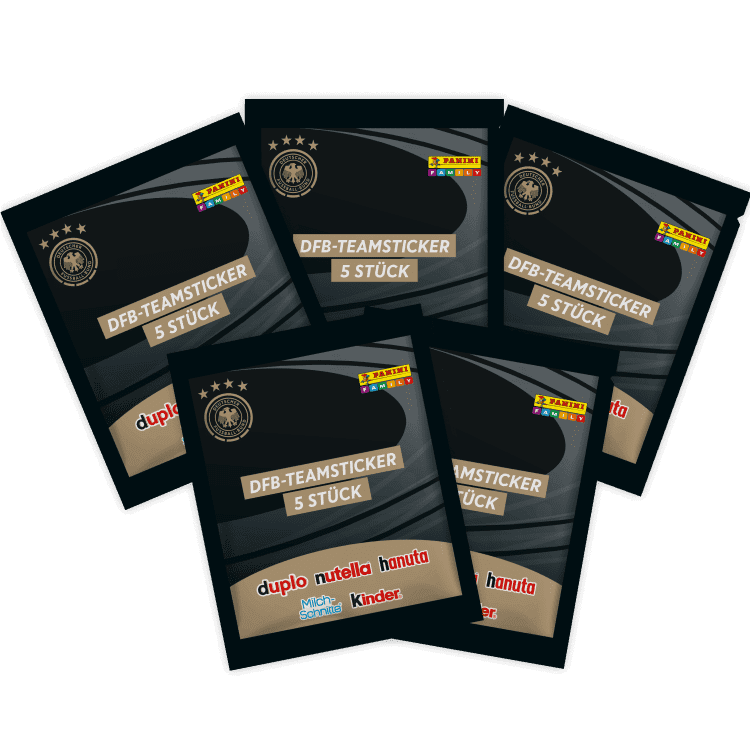 5 Stickertüten<br /> <em>à 5 Sticker</em>